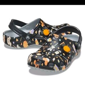 2020 Disney Store Crocs Halloween Clogs Shoe Mickey Mouse Jack-O-Lantern Lights